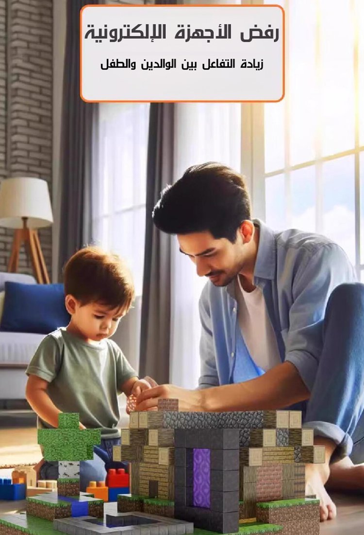 مكعبات بناء مغناطيسية بأشكال مختلفة"العالم بين يديك"