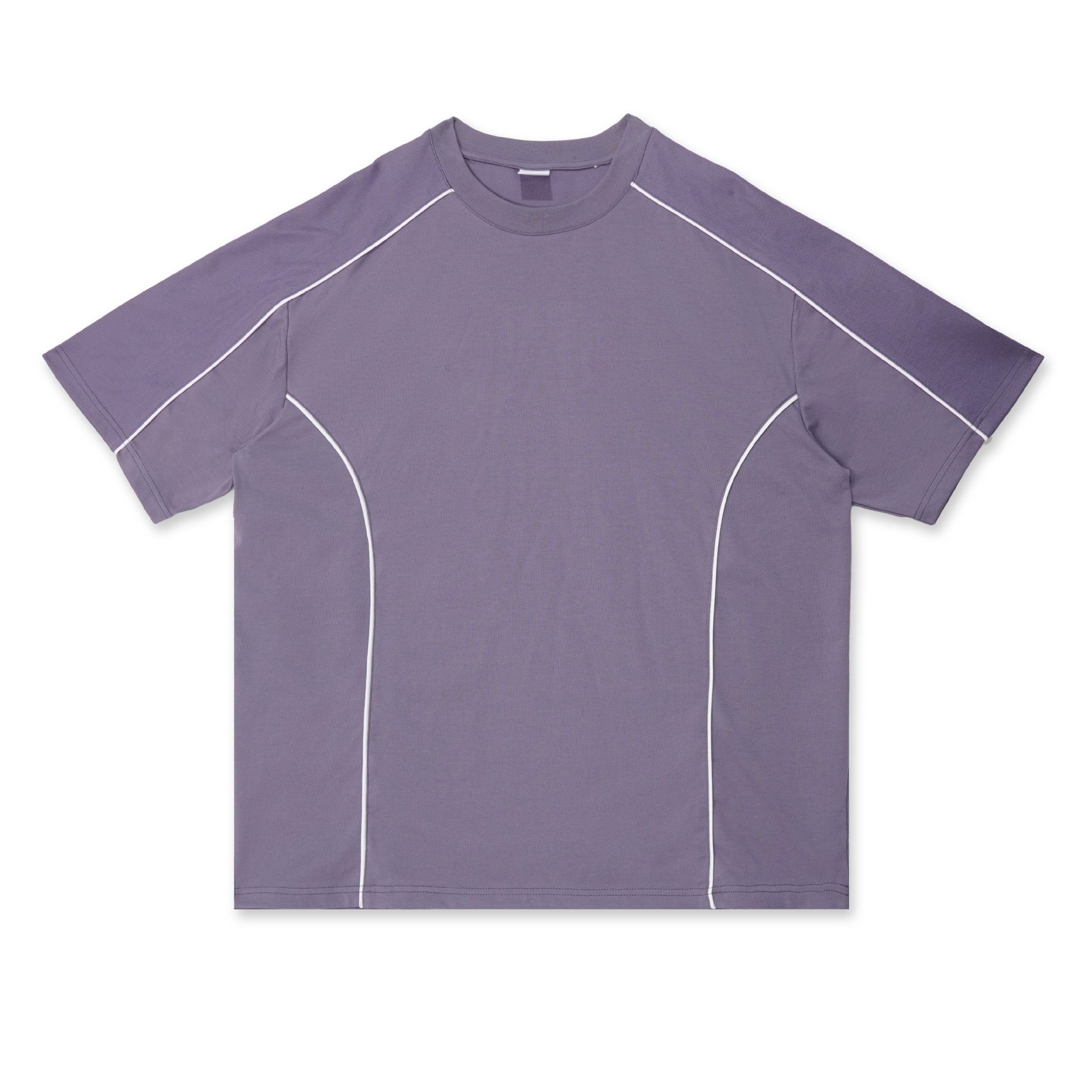 Vyšívaný kulatý výstřih s krátkými rukávy