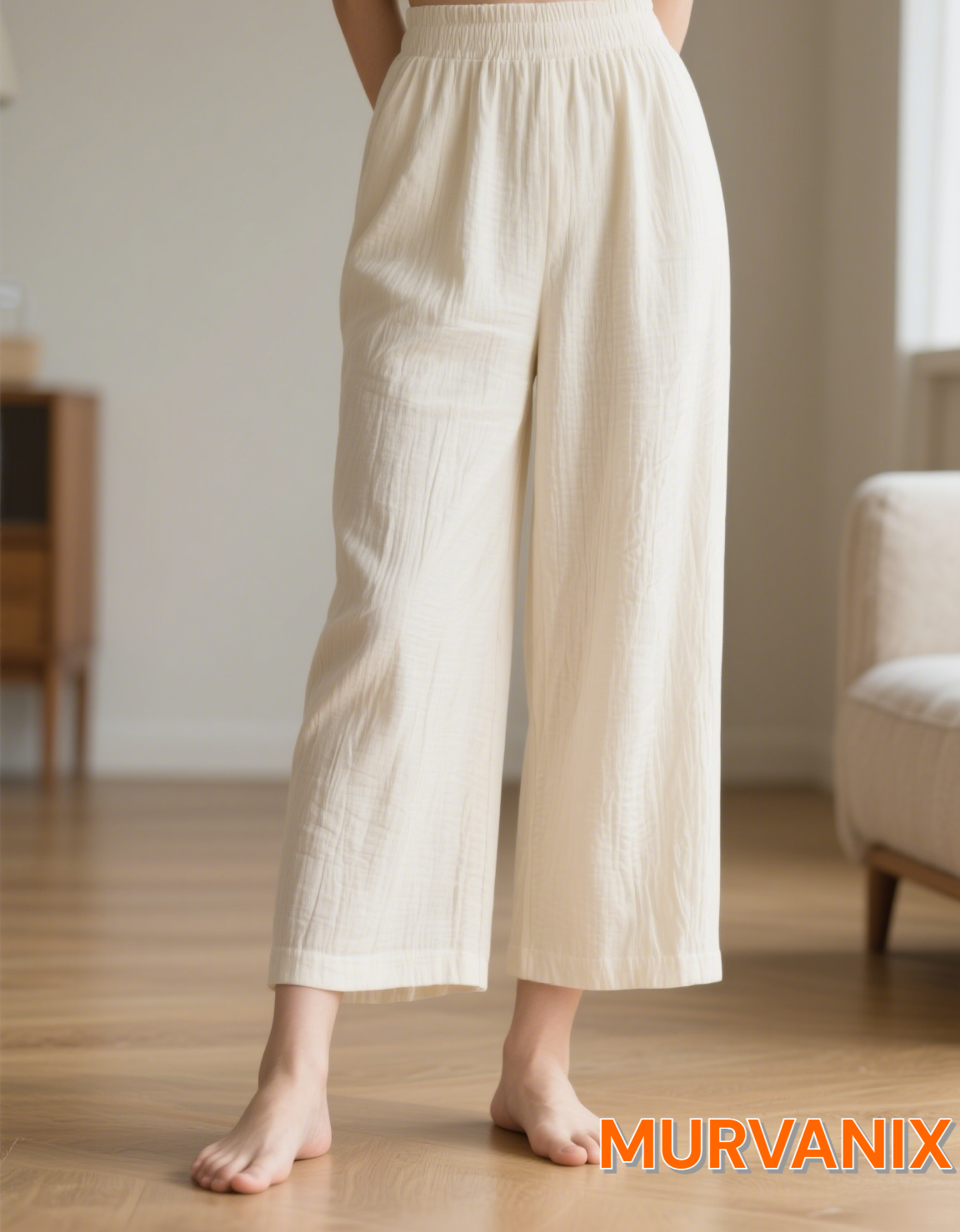 Damen Karottenhose mit hoher Taille