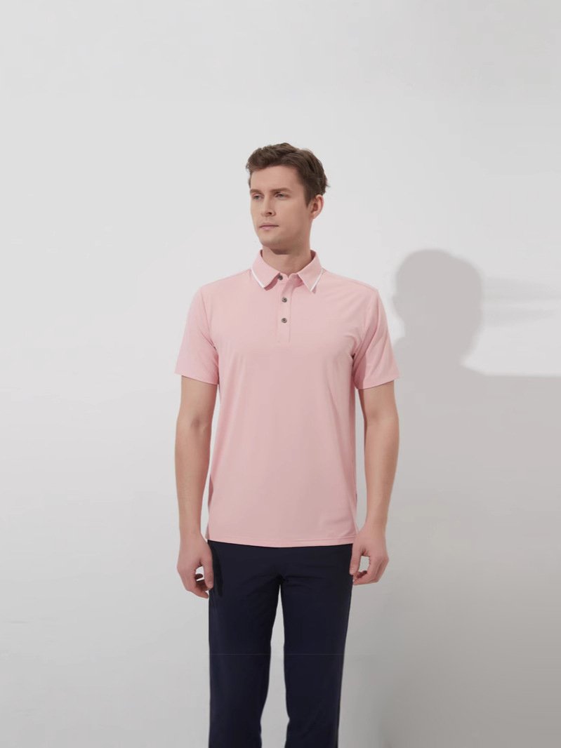 Pánské rychleschnoucí elastické prodyšné polo tričko