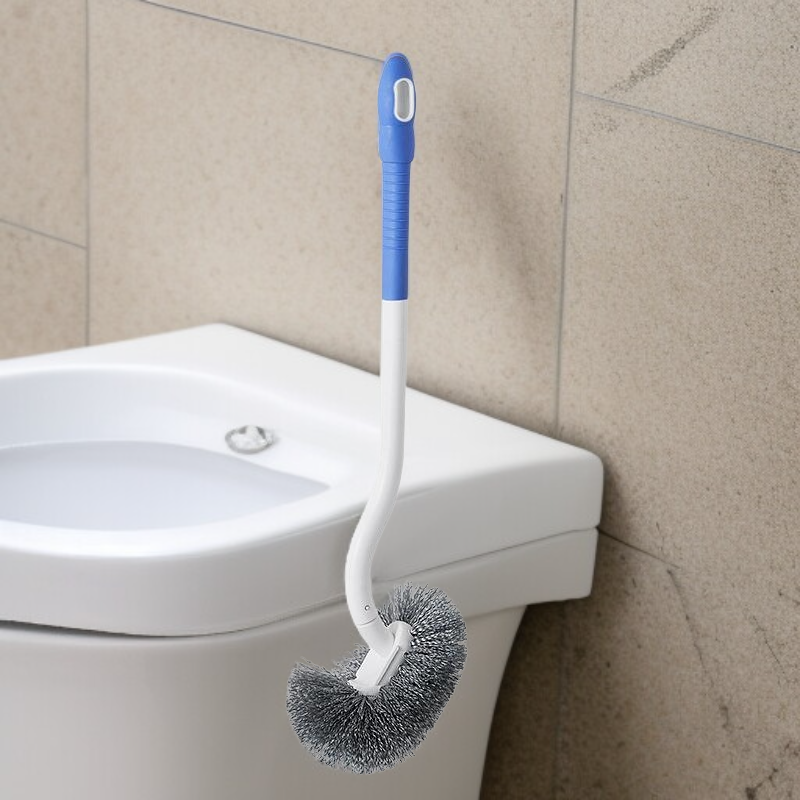 Japanese toilet brush bathroom dead corner household toilet brush toilet brush long handle wall-moun