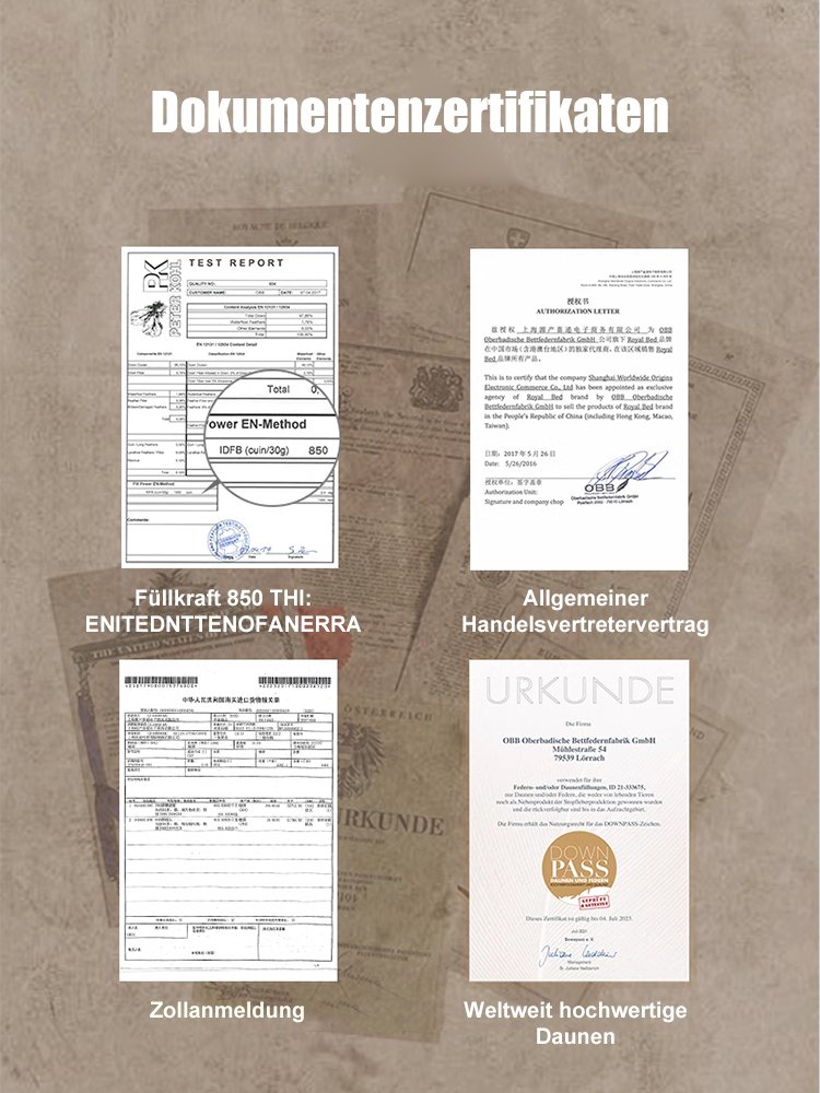 【Fünf-Sterne-Hotel-Edition】Luxuriöse Daunendecke