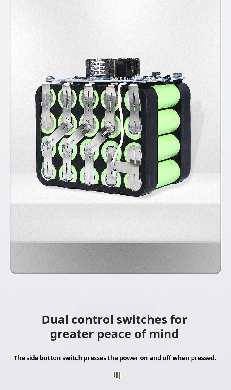 Compact rechargeable lawn mower for small gardens