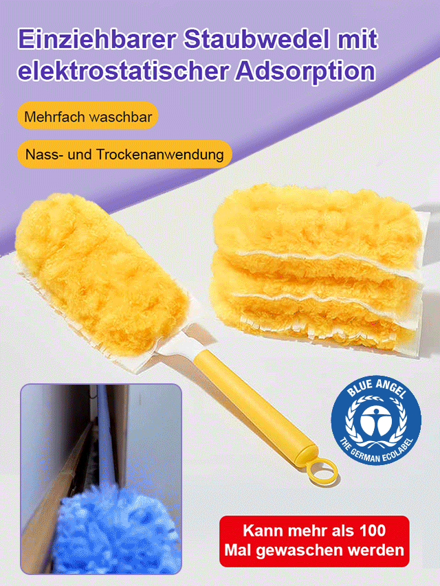 Wiederholt waschbar】Dehnbare statische Staubfangbürste