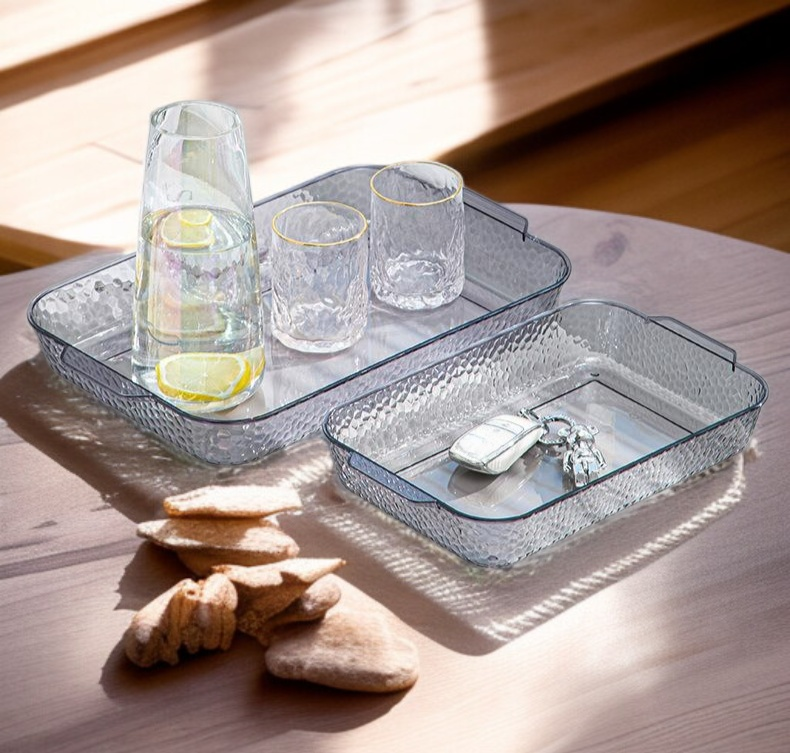 내구성 좋은 가정용 투명 과일 접시