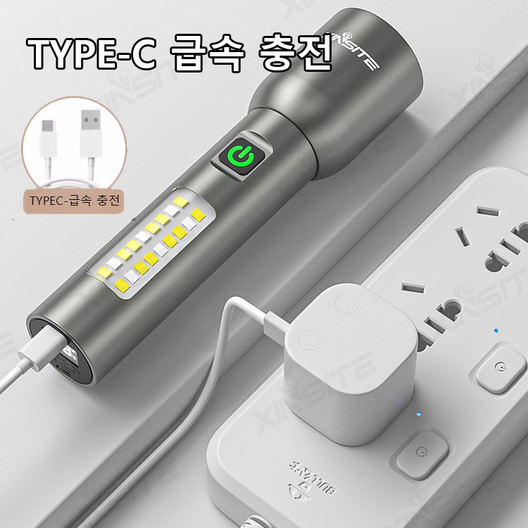 알루미늄 합금 고강도 레이저 장시간 지속 손전등