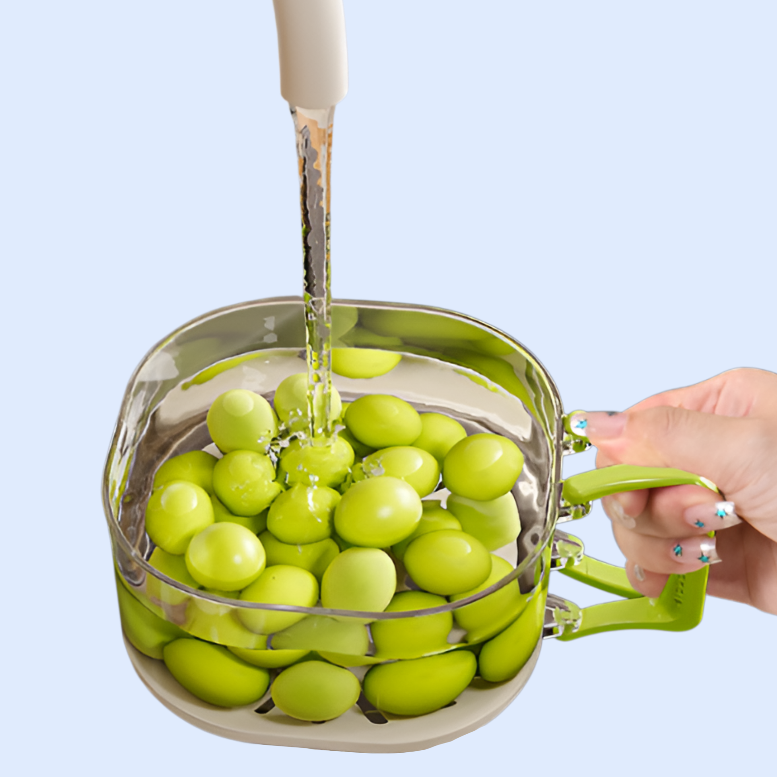 과일 세척 물빠짐 바구니