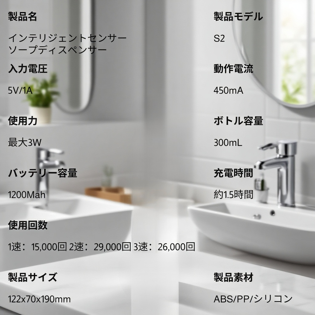 インテリジェント誘導電動ソープディスペンサー