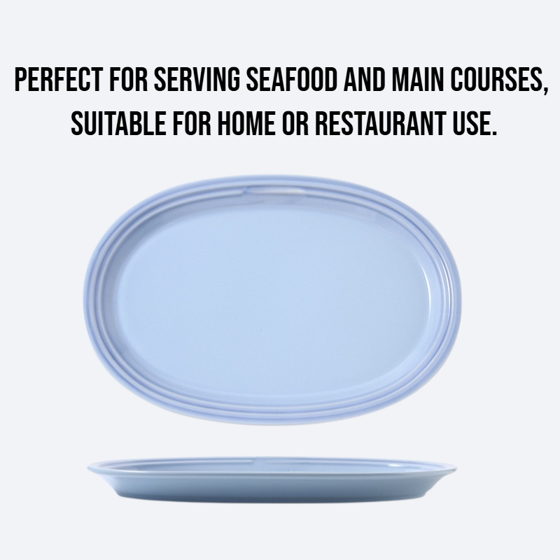 French style new oval fish dish