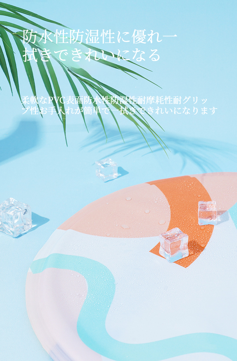 犬用アイスマットで涼しい夏