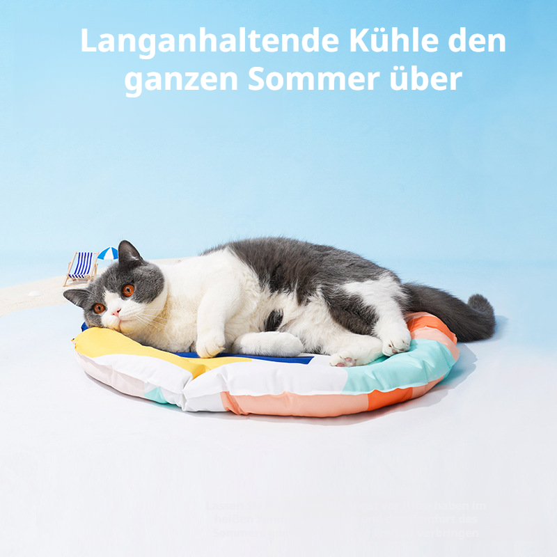 Zeze Sommer-Haustier-Eismatte, Kühlmatte, Katzenmatte, schlafende Katze, Schlafmatte, Katzennest, Hu