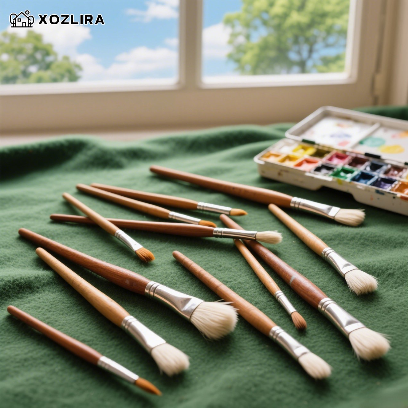 늑대털 구아슈 브러시