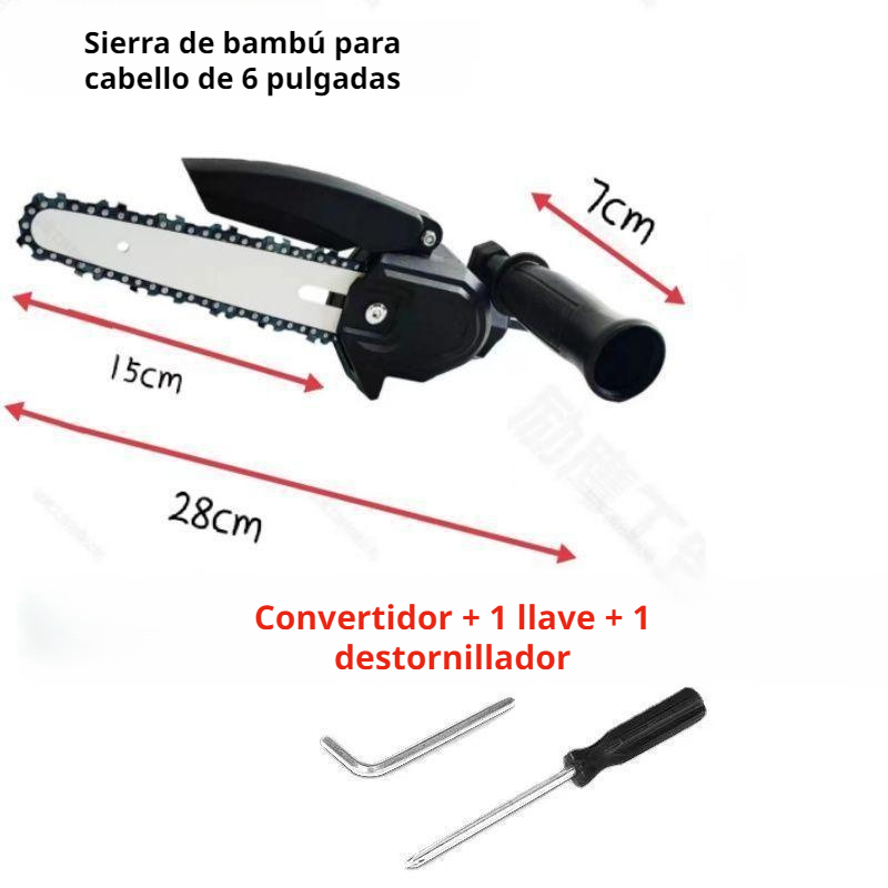 Easy-to-use electric drill saw adapter