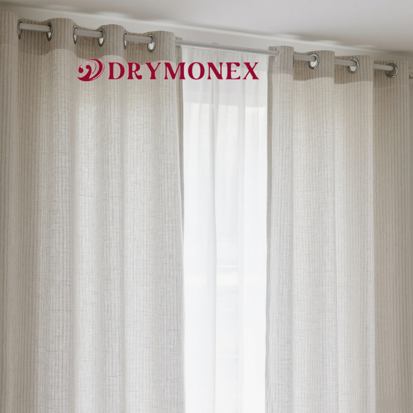 日本製リネンカーテンの美しいナチュラルな質感