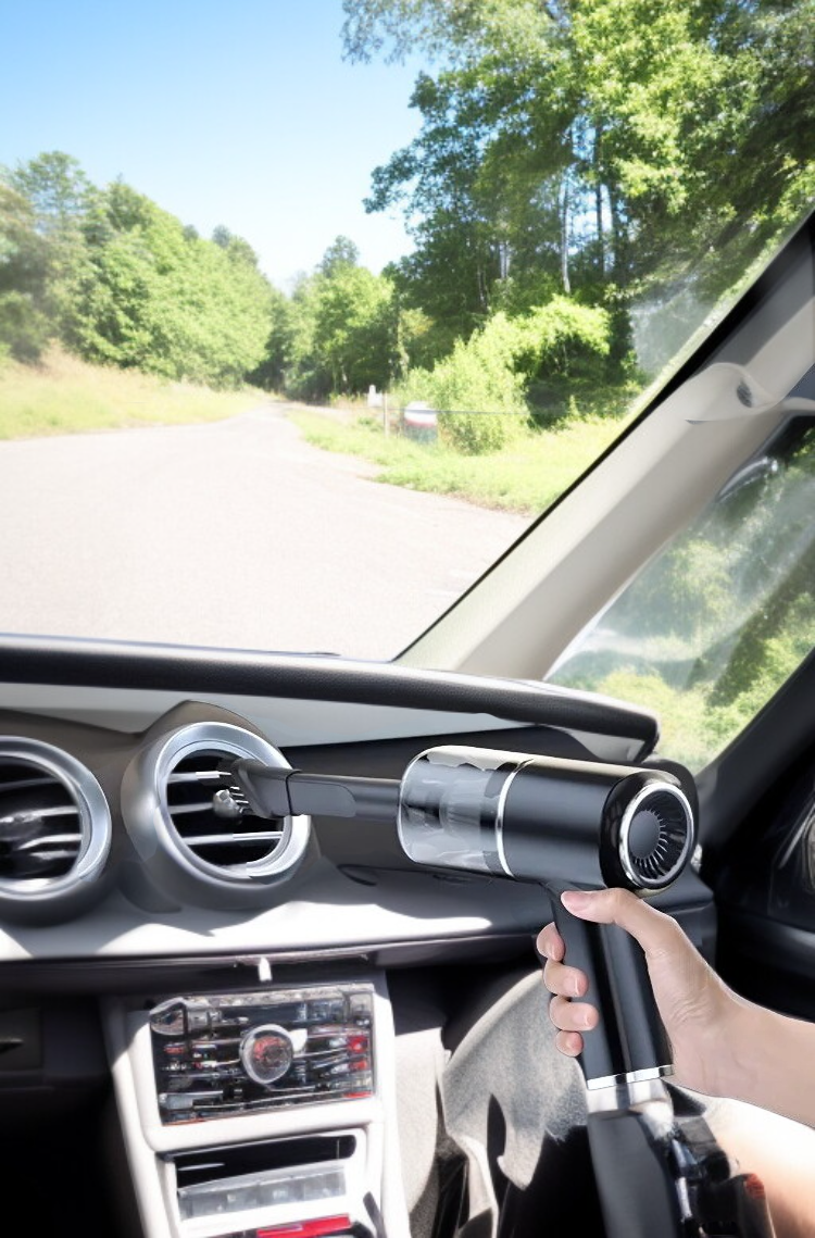 Limpieza de asientos de coche con aspirador multifunción