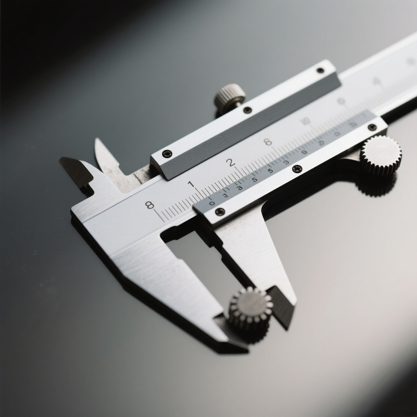 Digitale Anzeige eines Mikrometers