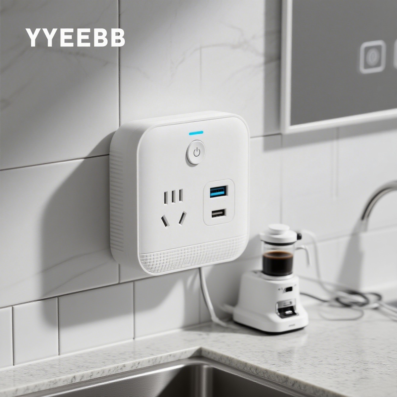 Inteligentne gniazdko domowe podłączone do sieci WiFi