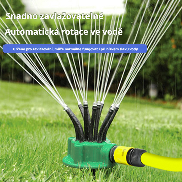 360stupňová flexibilní zahradní postřikovací hlavice
