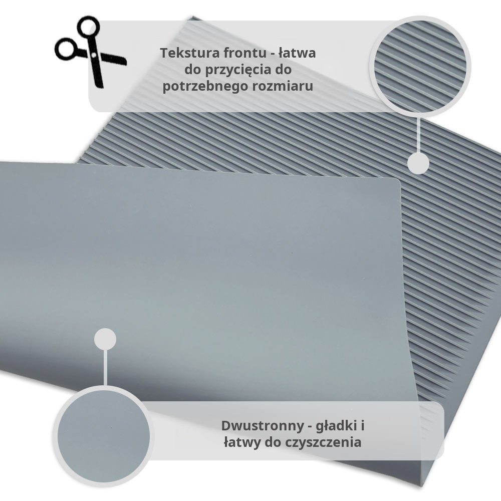 Mata silikonowa do ekspresu do kawy 2 w 1 kreatywna silikonowa mata barowa do kawy wielofunkcyjna ma