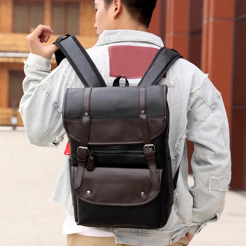 本革大容量リュック