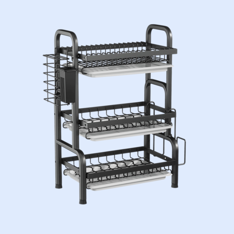 주방 멀티 수납 선반 – 탁상용 찬장 정리 용품