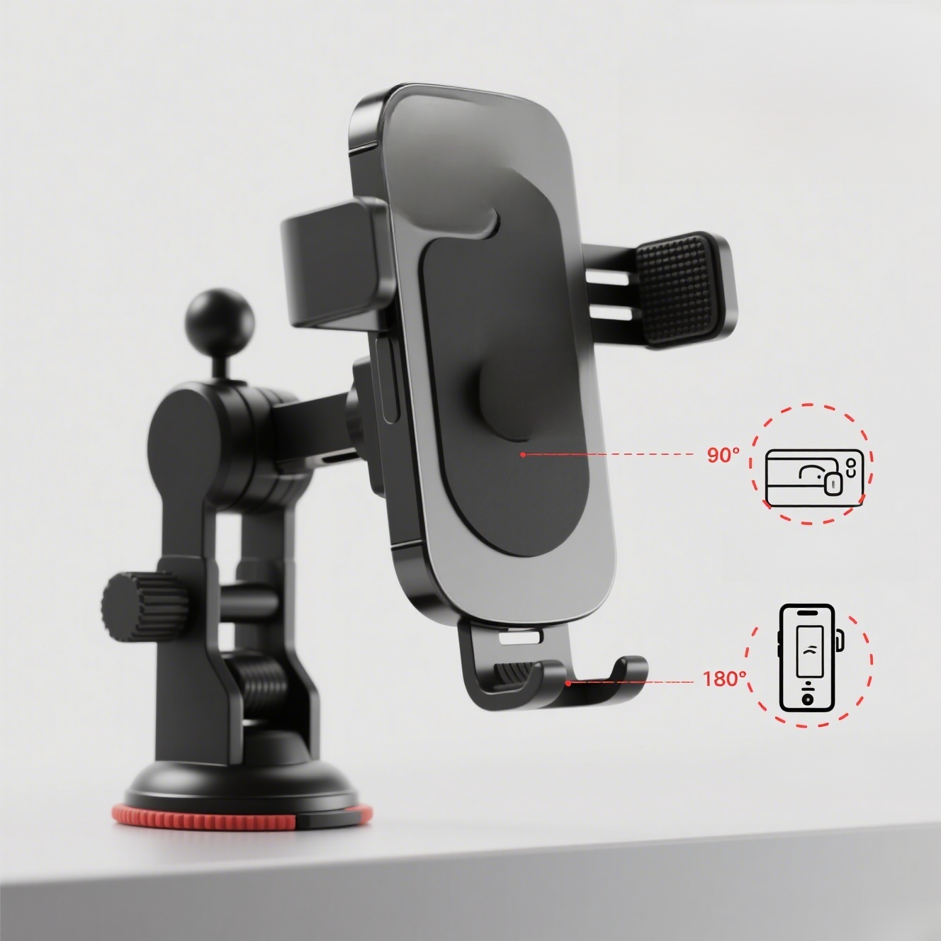 Držák na autotelefon s přísavkou