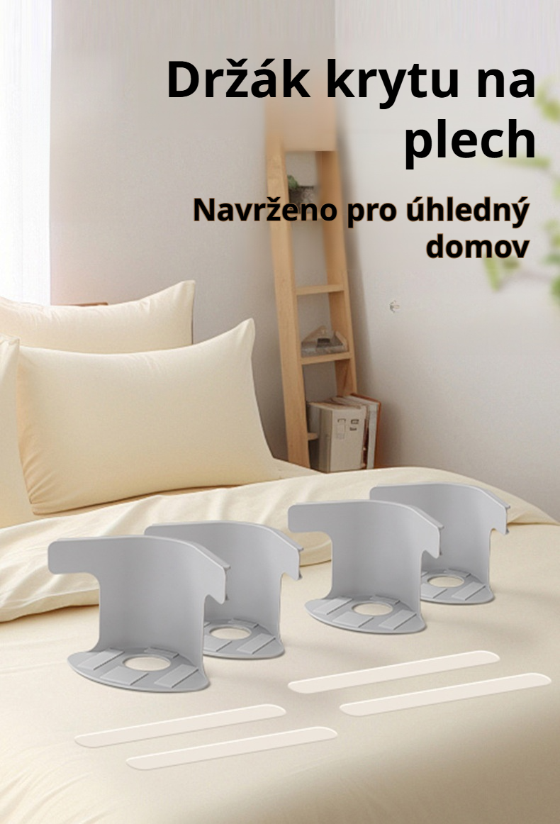 Neviditelný držák prostěradla v japonském stylu