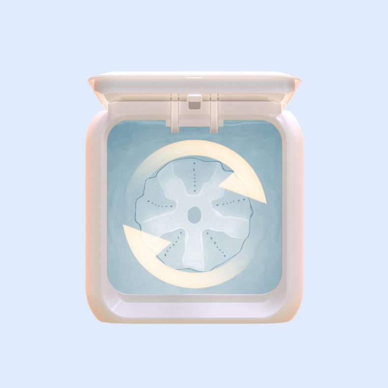 반자동 대용량 세탁기