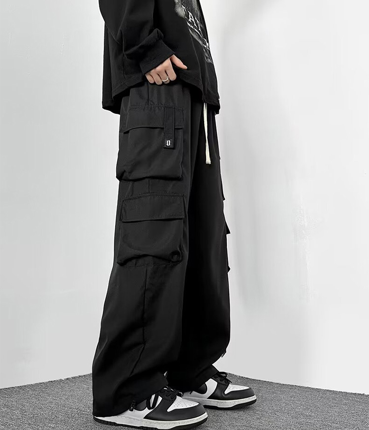 겨울용 와이드 팬츠 소재 디테일