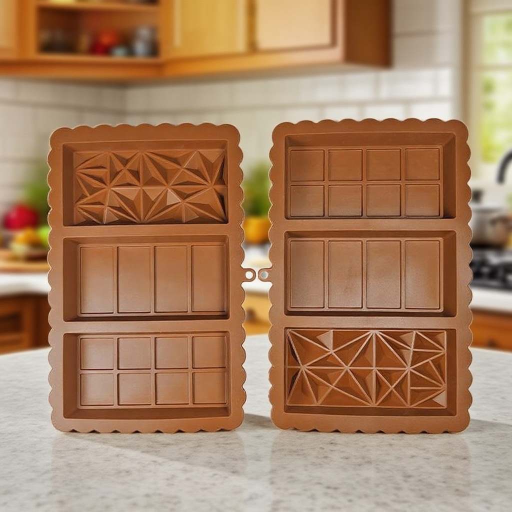 長方形矽膠巧克力模具
