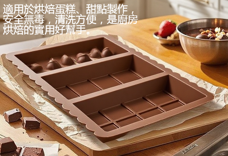 矽膠材質柔軟易脫模