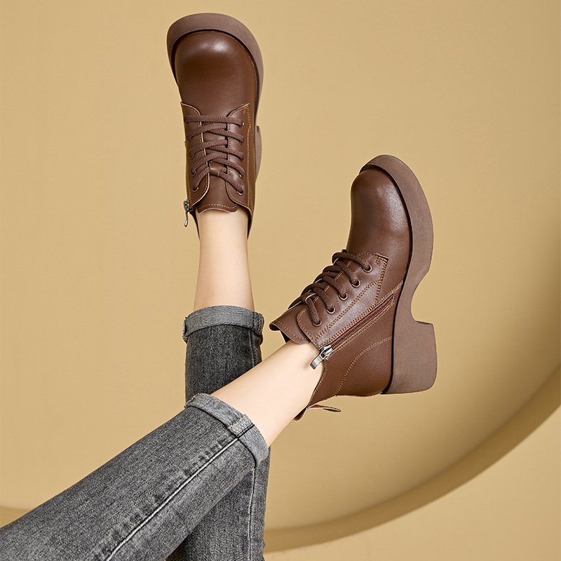 レディース厚底ブーツ