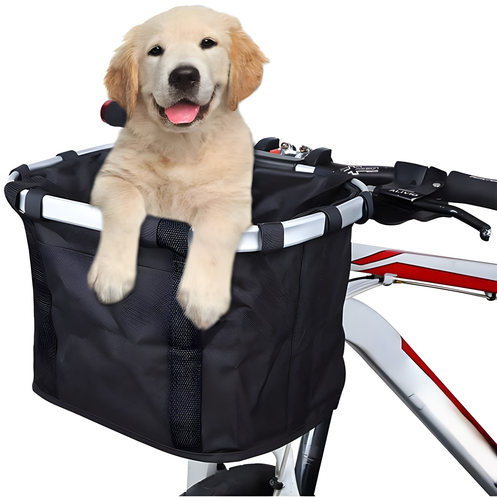 折りたたみ自転車用アルミ合金バスケットの全体写真