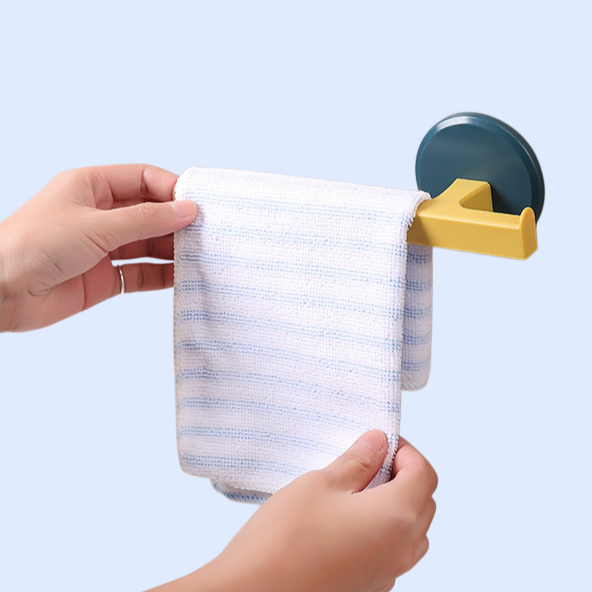 Punch-free towel rack