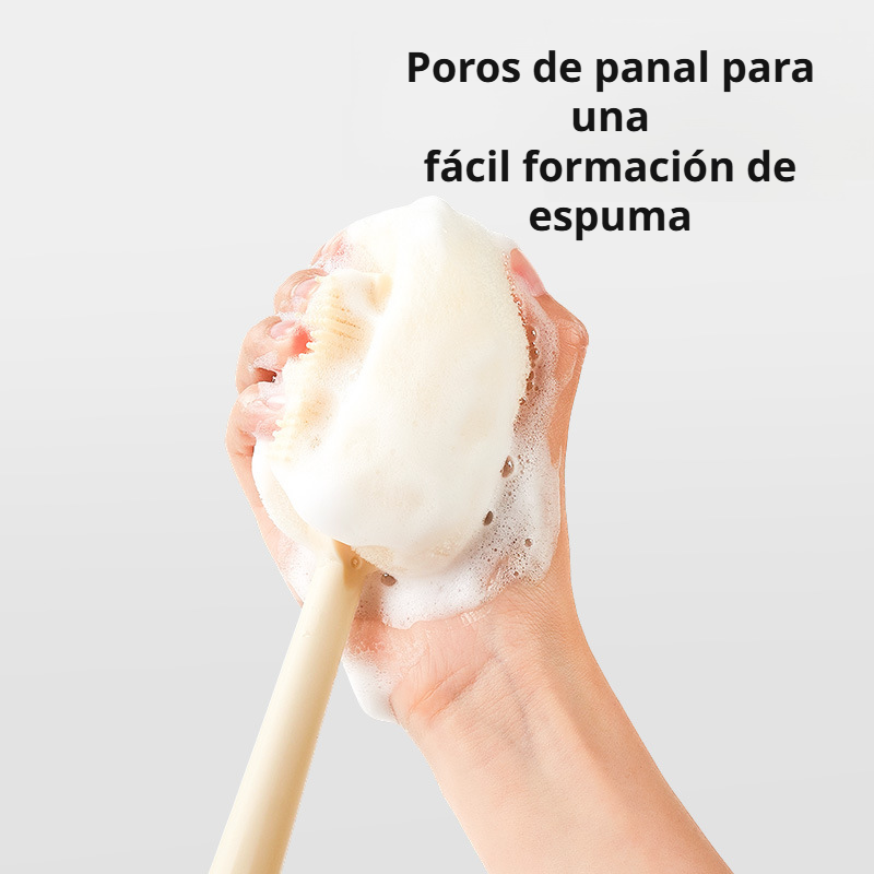 Cepillo de esponja de mango largo 5 en 1 para limpiar botellas