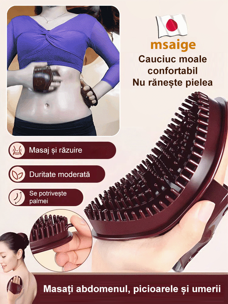 Perie de masaj profesional personalizată pentru saloane de înfrumusețare