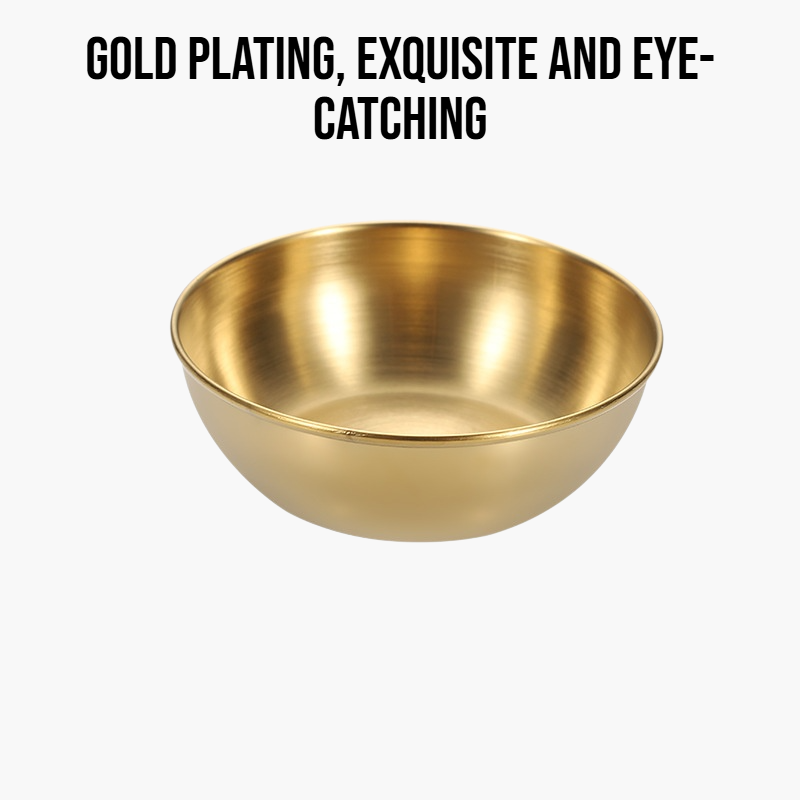 Stainless steel seasoning dish