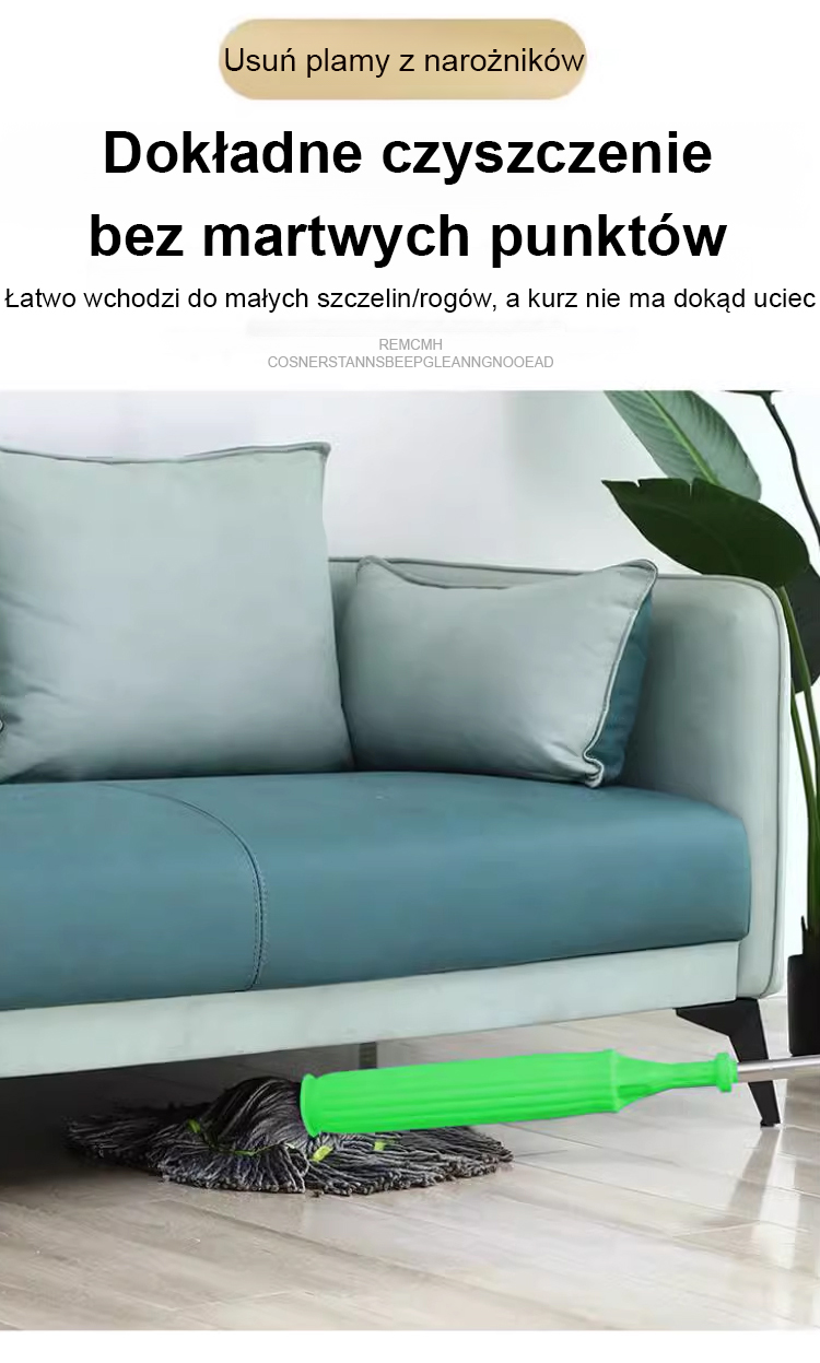 Mop skutecznie usuwający brud z podłóg