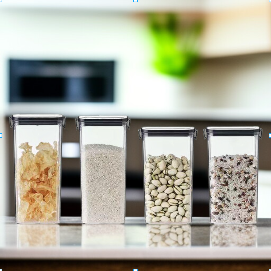 Sealed jar grains household kitchen storage food grade transparent plastic storage box