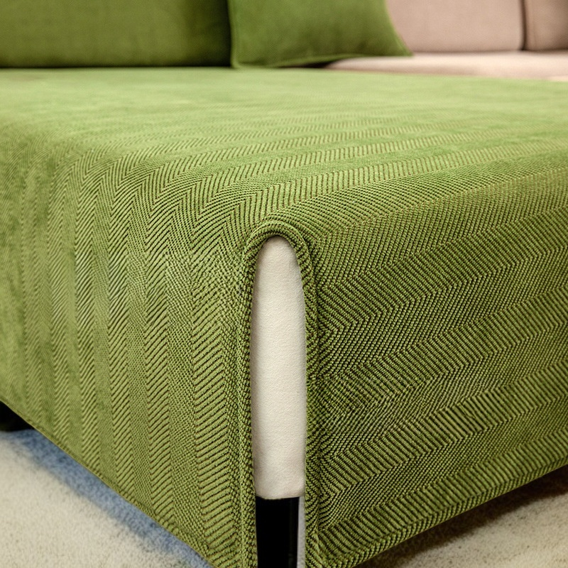 シュニール織ソファカバー ソファカバー ピュアカラー 滑り止め ホームユース ナチュラルコンフォート