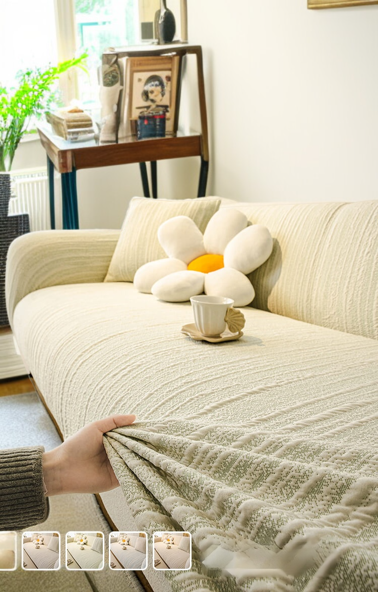 사계절 스트레치 소파 커버 전체 모습