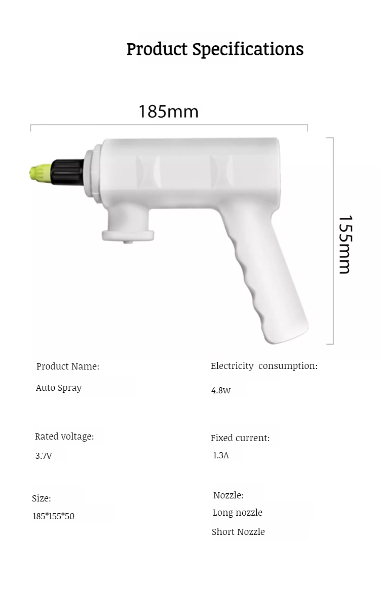 Electric watering pot for household gardening