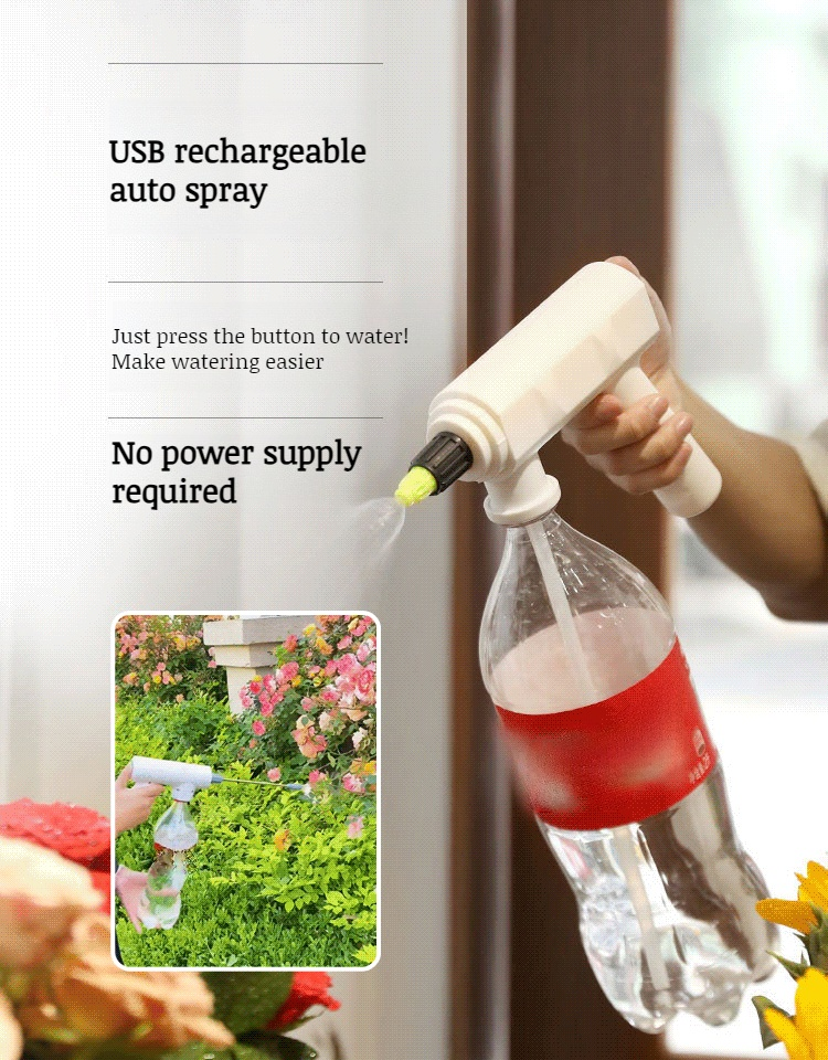 Household multi-function electric watering pot watering pot electric flower gardening watering pot t
