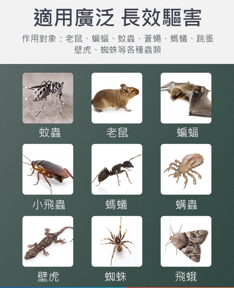 【小夜燈】超聲波驅蚊蟲器