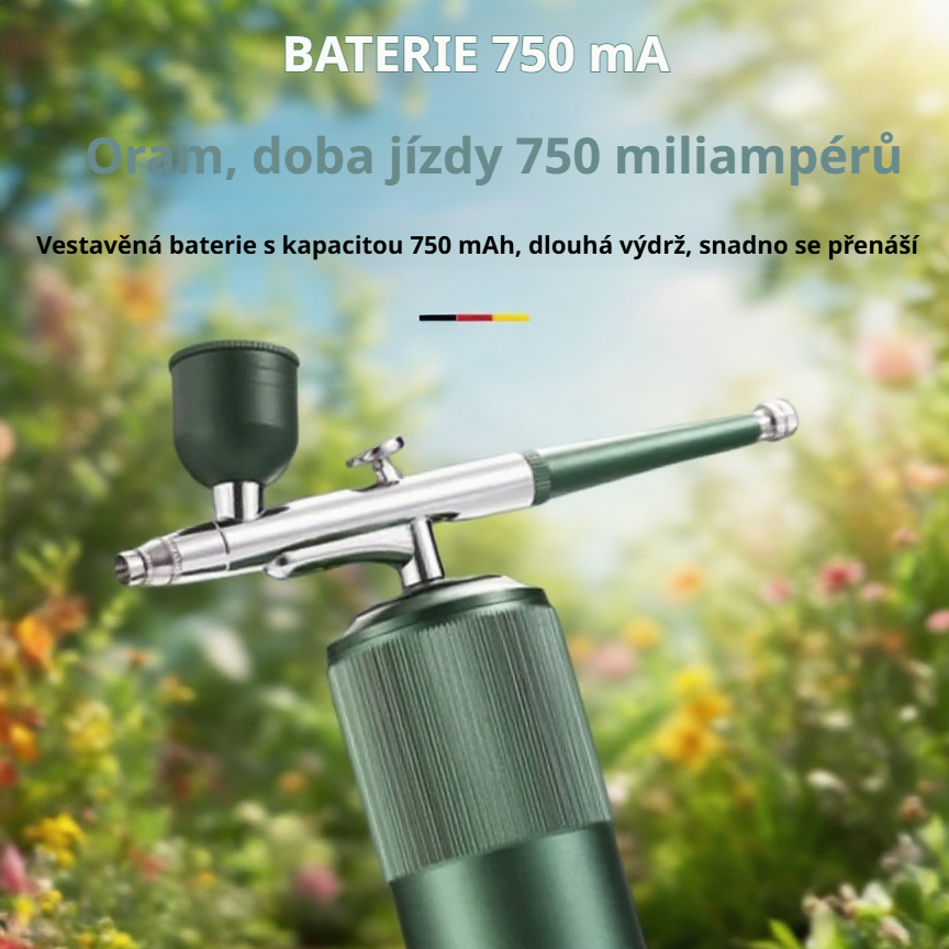 Přenosná ruční stříkací pistole na nehty – sada