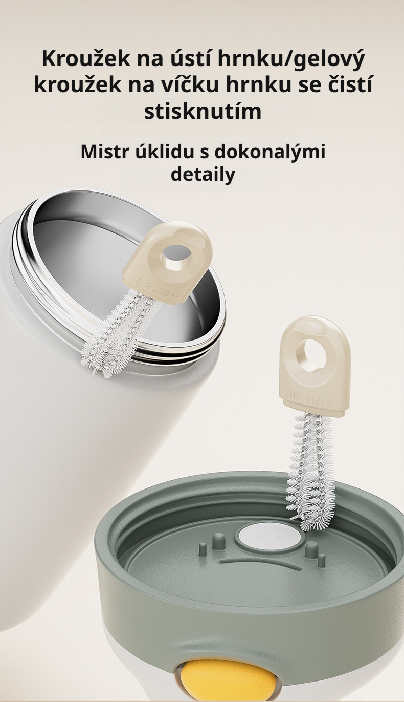 Sada na čištění pohárů vhodná do každé domácnosti