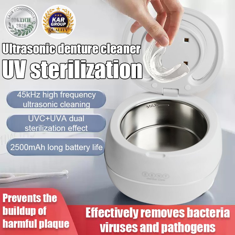 Ultrasonic denture cleaner
