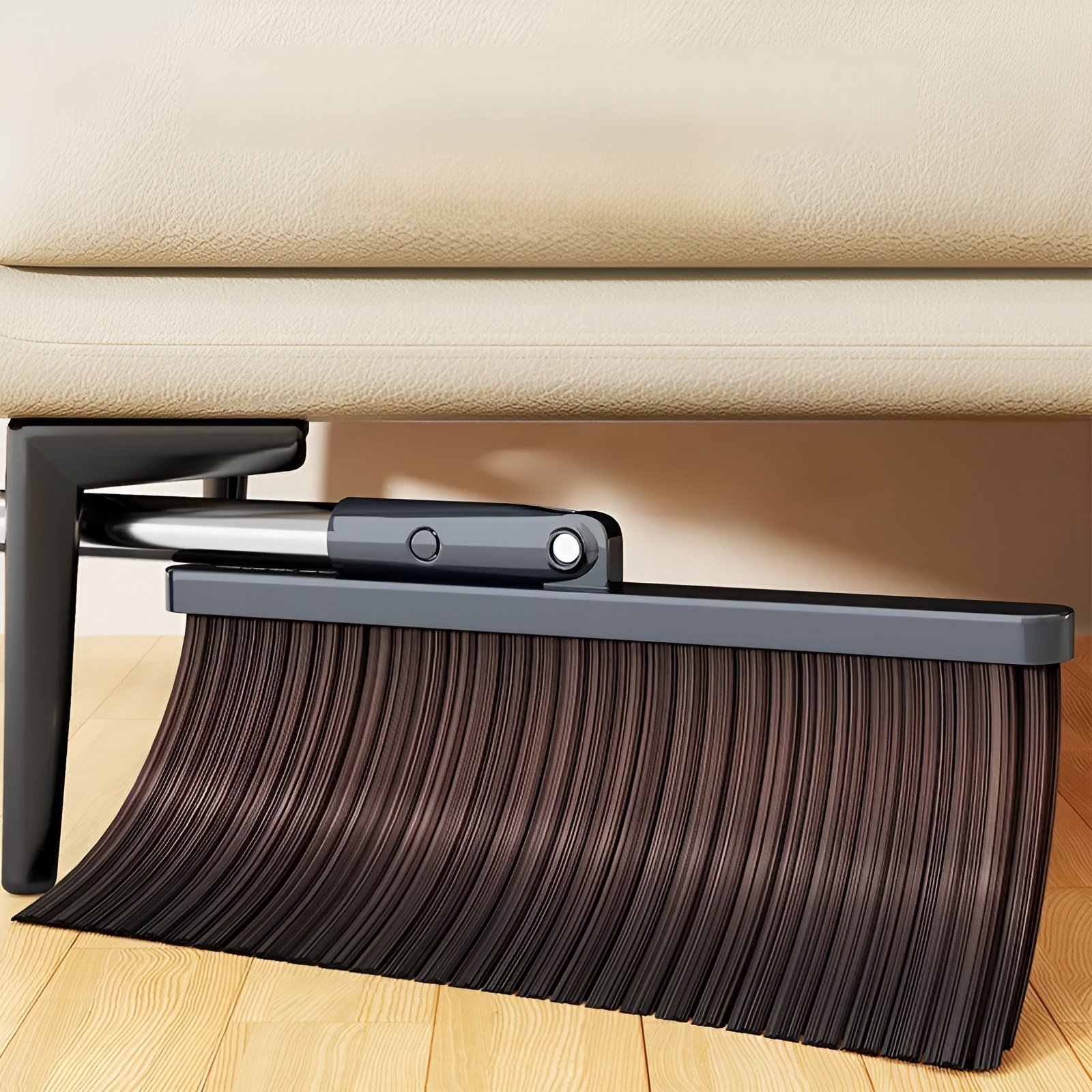 ほうきの柔らかい毛の質感画像