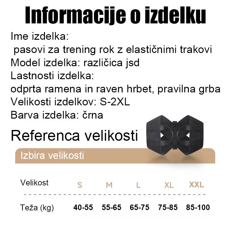 Trak za fitnes ramenski trening trak