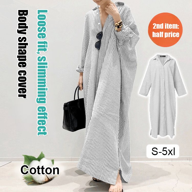 JS striped irregular dress